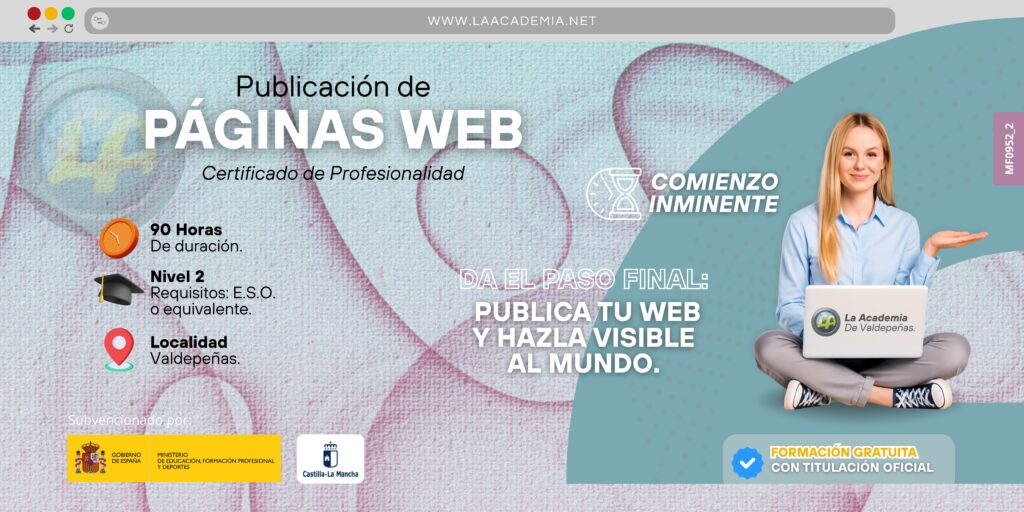 Publicación de Pág Web - La Academia de Valdepeñas
