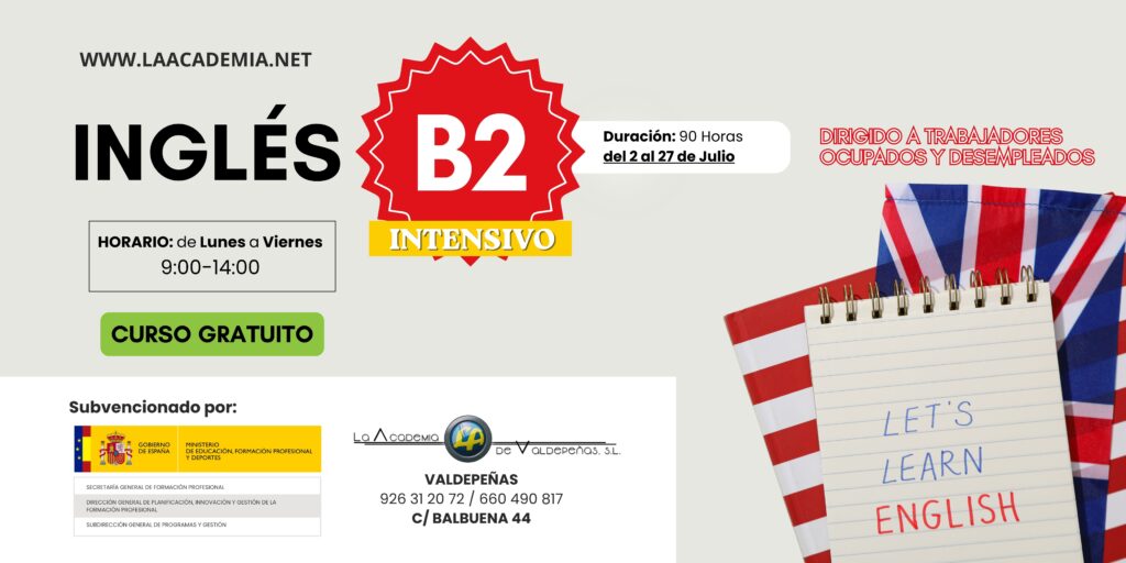 Banner - Inglés B2 Intensivo)